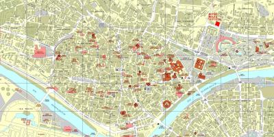 Sevilla harita ve çevresi