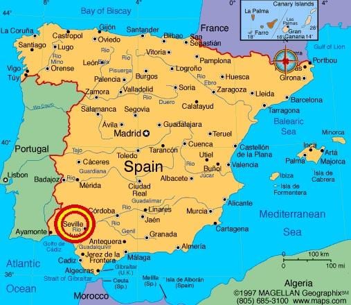 Sevilla espana göster