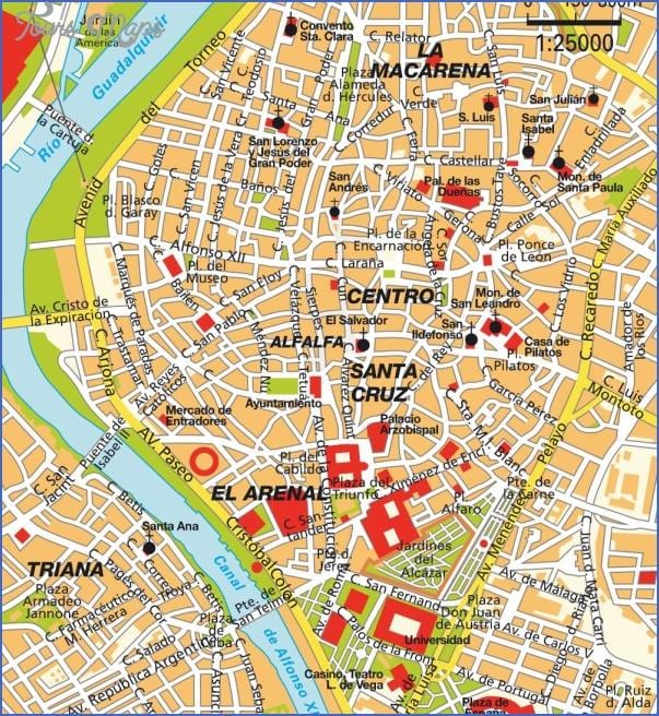 Sevilla yerleri göster