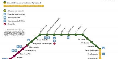 Sevilla harita metro