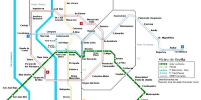 Sevilla tren istasyonu haritası 